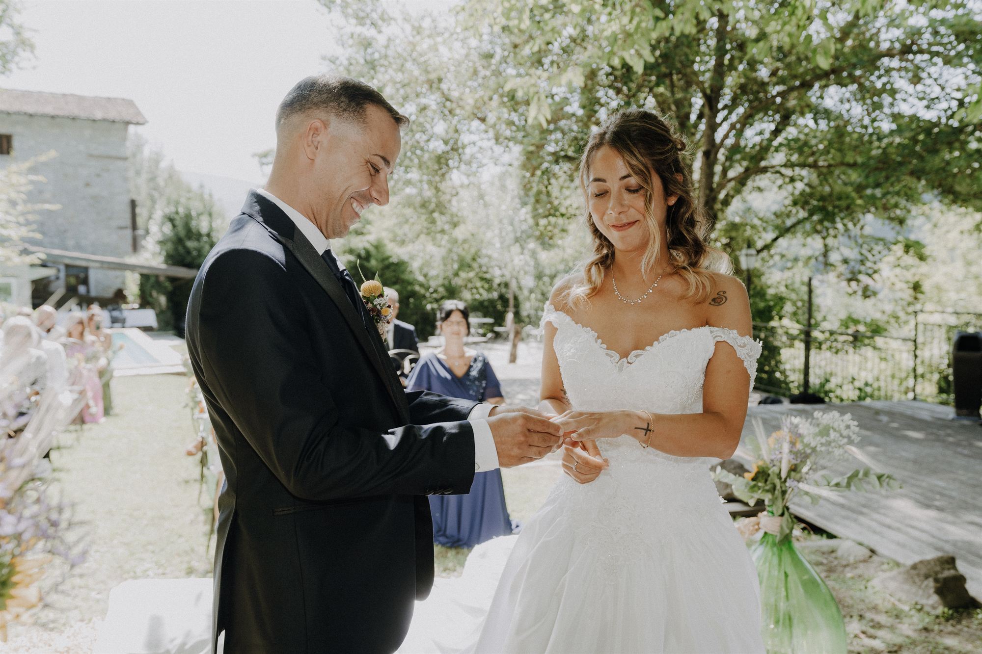 Matrimonio di Simone e Giada ad Alessandria, Cascina Battignana Agriturismo, reportage di Yuri Cannas, foto 15